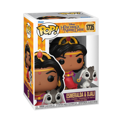 *PRÉ-RESERVA* Funko POP! Disney The Hunchback of Notre Dame Esmeralda & Djali #1735