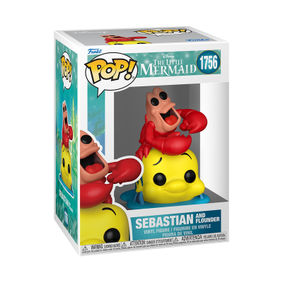 *PRÉ-RESERVA* Funko POP! Disney The Little Mermaid Sebastian and Flounder #1756