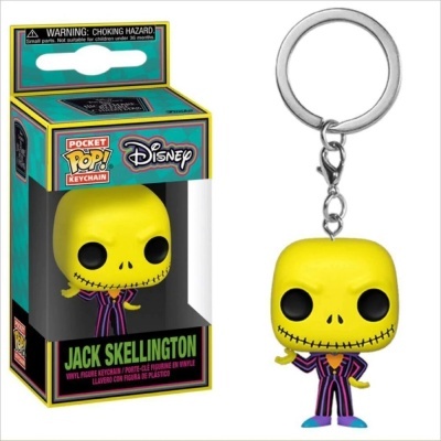 Funko POP! Keychain Nightmare Before Christmas Blacklight Jack