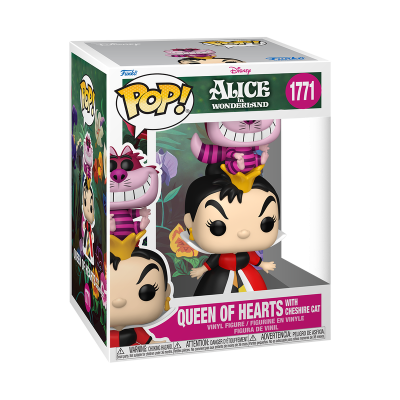 *PRÉ-RESERVA* Funko POP! Premium Disney Alice In Wonderland Queen of Hearts with Cheshire Cat #1771