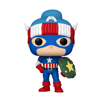Funko POP! Marvel Holiday Captain America #1438