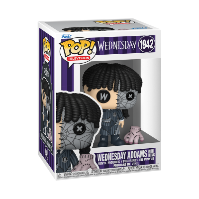 *PRÉ-RESERVA* Funko POP! Wednesday Patchwork Wednesday with Thing #1942