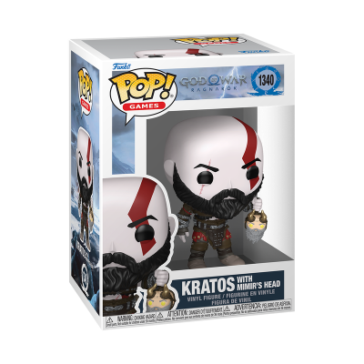 *PRÉ-RESERVA* Funko POP! God of War Ragnarok Kratos with Mimir's Head #1340