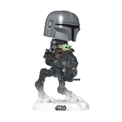 Funko POP! Rides Star Wars The Mandalorian with Grogu in Imperial AT-RT #837