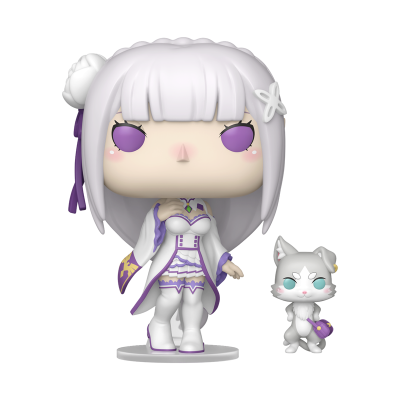 *PRÉ-RESERVA* Funko POP! Re:ZERO Starting Life in Another World Emilia with Puck #2112