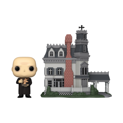 Funko POP! Town The Addams Family Uncle Fester & Addams Family Mansion #40
