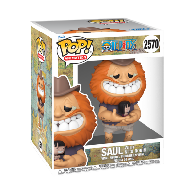 *PRÉ-RESERVA* Funko POP! One Piece Saul with Nico Robin 6'' #2570