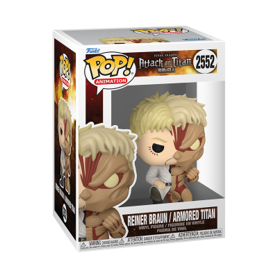 *PRÉ-RESERVA* Funko POP! Attack On Titan Reiner Braun / Armored Titan #2552
