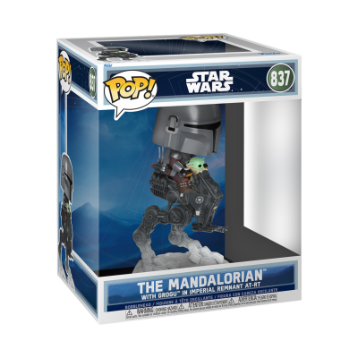 Funko POP! Rides Star Wars The Mandalorian with Grogu in Imperial AT-RT #837