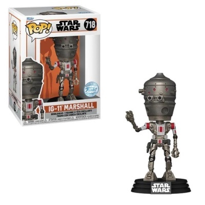 Funko POP! Star Wars The Mandalorian IG-11 Marshall Special Edition #718