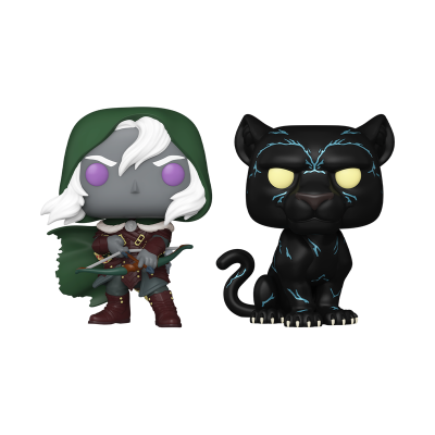 Funko POP! Dungeons & Dragons Do'Urden & Guenhwyvar Pack2