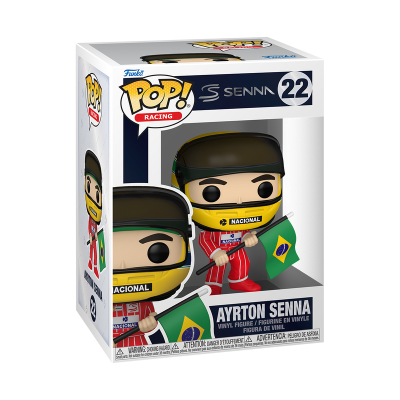 *PRÉ-RESERVA* Funko POP! Racing Senna Ayrton Senna with Flag #22