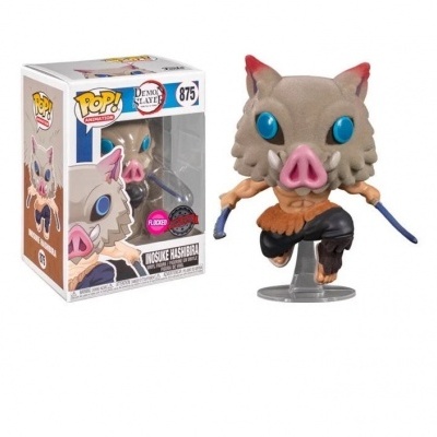 Funko POP! Demon Slayer Inosuke Hashibira Flocked Special Edition #875