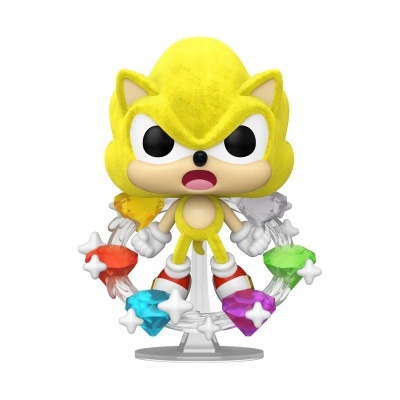 Funko POP! Sonic Super Sonic with Emeralds Special Edition Flocked #1059