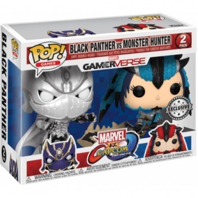 Funko POP! Marvel vs Capcom Black Panther vs Monster Hunter Exclusive