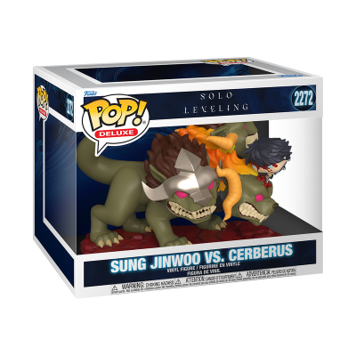 *PRÉ-RESERVA* Funko POP! Deluxe Solo Leveling Sung Jinwoo vs Cerberus #2272