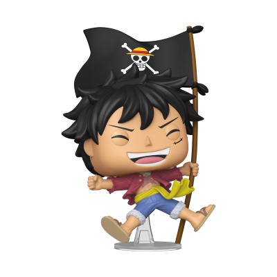 *PRÉ-RESERVA* Funko POP! One Piece Monkey D. Luffy (with Flag) Special Edition #2214