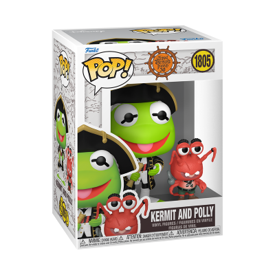 *PRÉ-RESERVA* Funko POP! Disney Muppet Treasure Island Kermit and Polly (Pirate) #1805