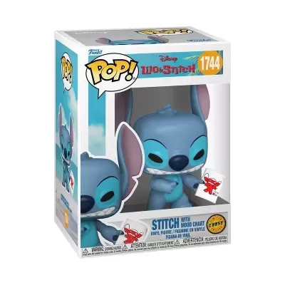 *PRÉ-RESERVA* Bundle Funko POP! Disney Lilo & Stitch Stitch with Mood Chart #1744 + CHASE