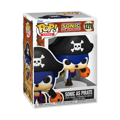*PRÉ-RESERVA* Funko POP! Sonic The Hedgehog Sonic as Pirate #1278
