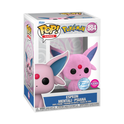 Funko POP! Pokemon Espeon Special Edition (Flocked) #884 [Sem Sticker SE]