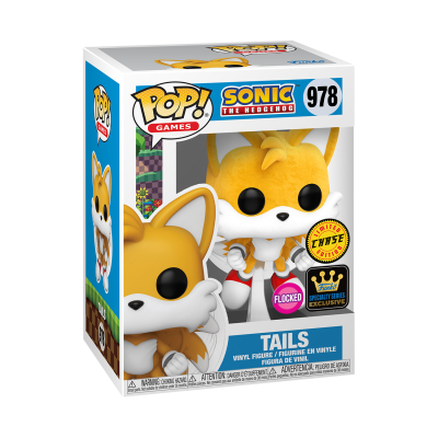 Funko POP! Sonic Tails Specialty Series #978 [Flocked Chase]