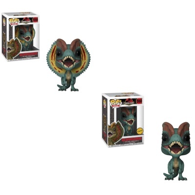 Bundle Funko POP! Jurassic Park Dilophosaurus #550 + CHASE