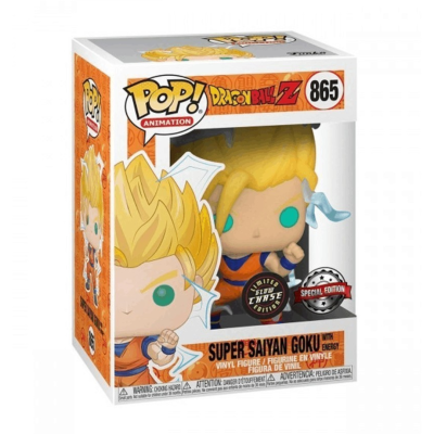 Bundle Funko POP! Dragon Ball Z SS Goku with Energy Special Edition #865 + GLOW CHASE