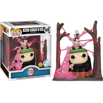 Funko POP! Deluxe Demon Slayer Nezuko Kamado in Web Special Edition GITD #1418