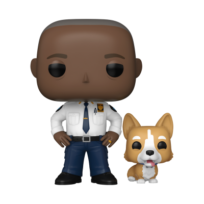 Funko POP! Brooklyn Nine-Nine Captain Ray Holt with Cheddar #1626