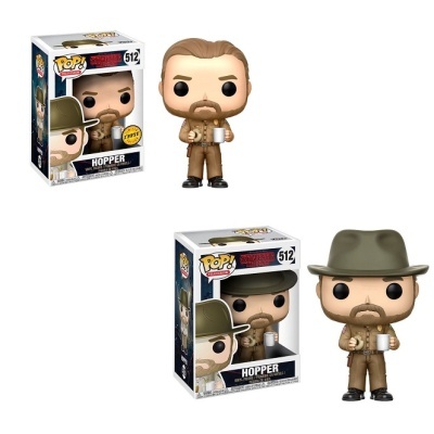Bundle Funko POP! Stranger Things Hopper #512  + CHASE