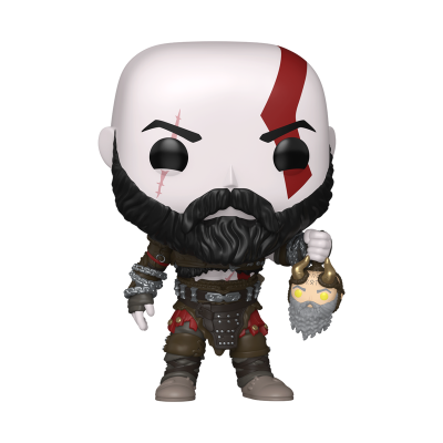 *PRÉ-RESERVA* Funko POP! God of War Ragnarok Kratos with Mimir's Head #1340