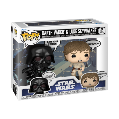 Funko POP! Star Wars Darth Vader & Luke Skywalker 2 Pack