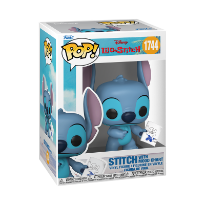 *PRÉ-RESERVA* Funko POP! Disney Lilo & Stitch Stitch with Mood Chart #1744