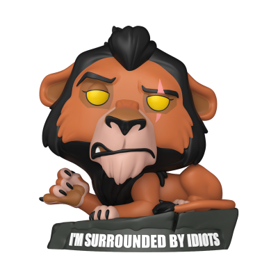 *PRÉ-RESERVA* Funko POP! Disney Villains The Lion King Scar (I'm Surrounded by Idiots) #1801