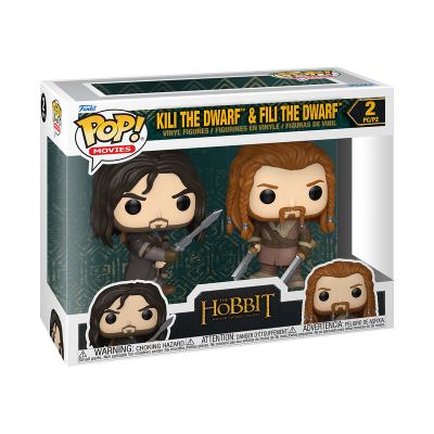 *PRÉ-RESERVA* Funko POP! The Hobbit Kili The Dwarf & Fili The Dwarf 2 Pack