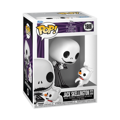 *PRÉ-RESERVA* Funko POP! Disney The Nightmare Before Christmas Jack Skellington with Zero #1808
