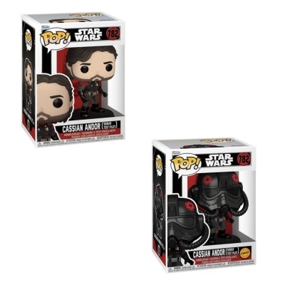 Bundle Funko POP! Star Wars Cassian Andor (Sienar Test Pilot) #782 + CHASE