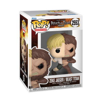 *PRÉ-RESERVA* Funko POP! Attack On Titan Zeke Jaeger / Beast Titan #2553