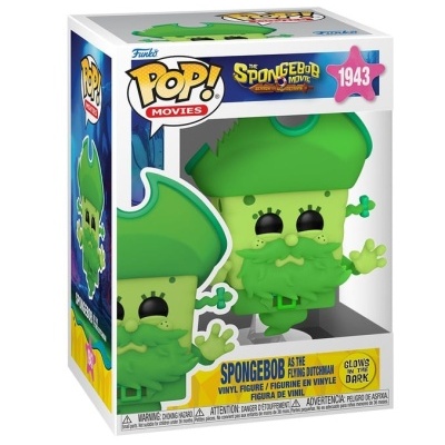 *PRÉ-RESERVA* Funko POP! The SpongeBob Movie SpongeBob as The Flying Dutchman GITD #1943