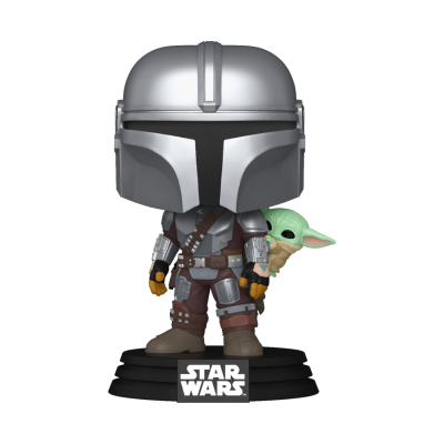 Funko POP! Star Wars The Mandalorian with Grogu #818
