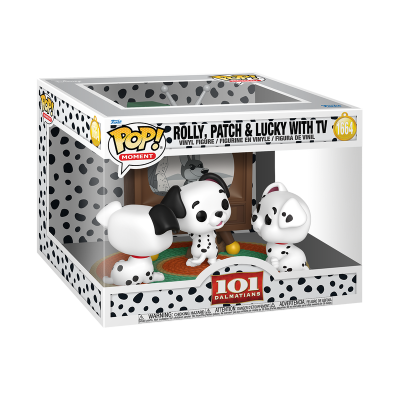 *PRÉ-RESERVA* Funko POP! Moment Disney 101 Dalmatians Rolly, Patch & Lucky with TV #1664