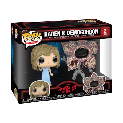 *PRÉ-RESERVA* Funko POP! Stranger Things Karen & Demogorgon 2 Pack