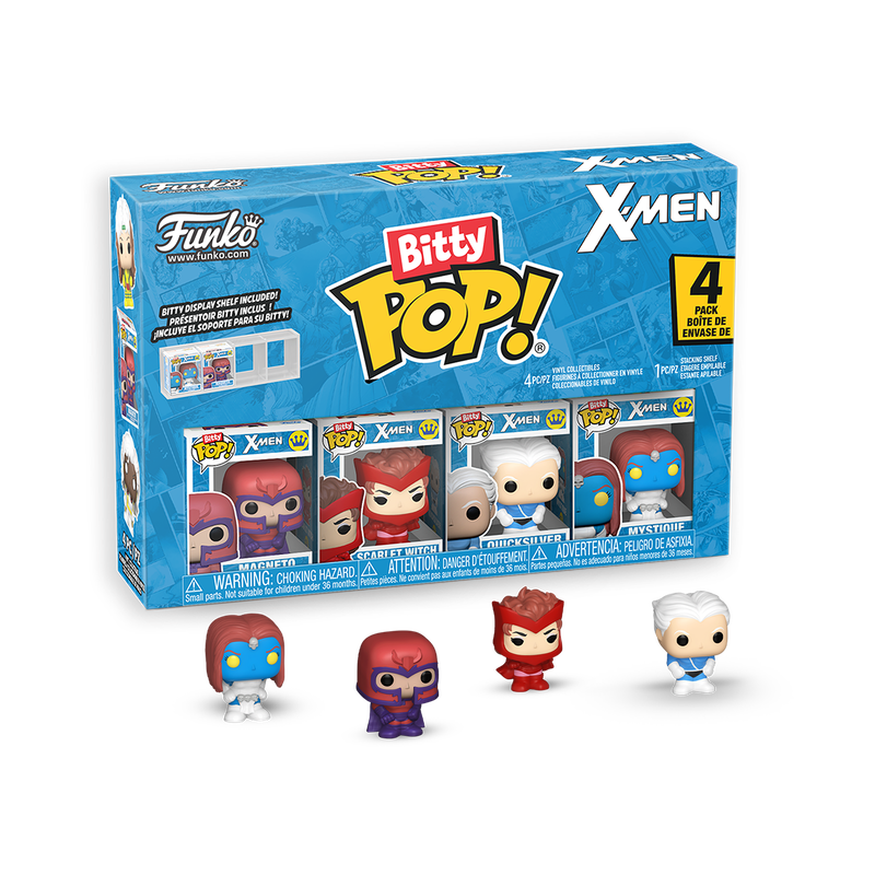 PRÉ-RESERVA - Bitty POP! "X-Men" 4 Pack: Magneto PRÉ-RESERVA - Bitty POP! "X-Men" 4 Pack: Magneto