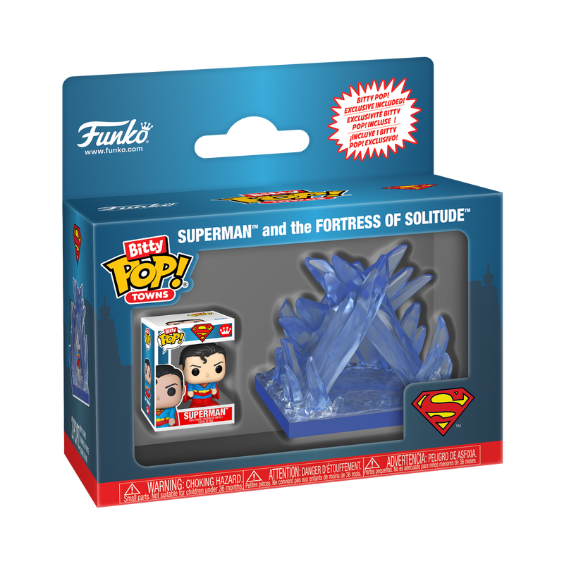 PRÉ-RESERVA - Bitty POP! TOWN: Superman and the Fortress of Solitude PRÉ-RESERVA - Bitty POP! TOWN: Superman and the Fortress of Solitude