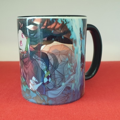 Caneca Demon Slayer: Tanjiro e Nezuko