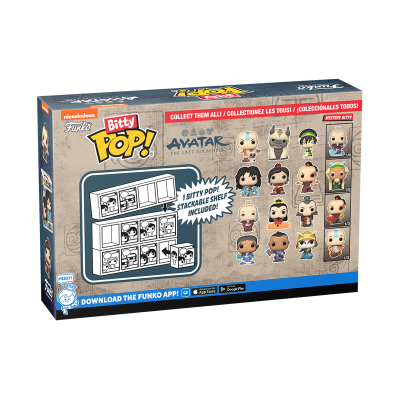 PRÉ-RESERVA - Bitty POP!  "Avatar The Last Airbenderl" 4 Pack: Iroh