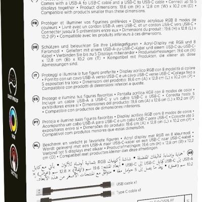 KONIX - LED DISPLAY BOX - Protege e Exibe as Tuas Figuras