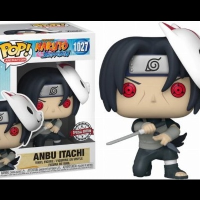 PRÉ-RESERVA - Funko POP! Naruto Shippuden - Itachi with Anbu Mask #1027 (Exclusive)
