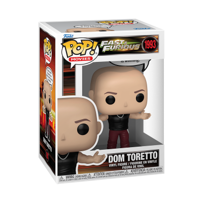 PRÉ-RESERVA - Funko POP! MOVIES "Fast & Furious": Dominic Toretto #1993